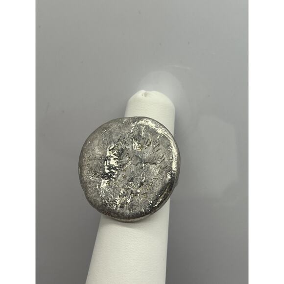 Tous 925 Sterling Silver Modernist Ring SIZE 6 (19.5 Grams! - Picture 12 of 12